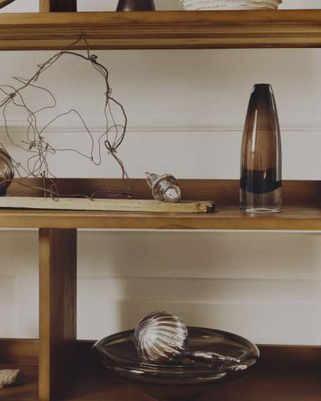 Стеллаж Sashi из массива тикового дерева 150 x 185 см