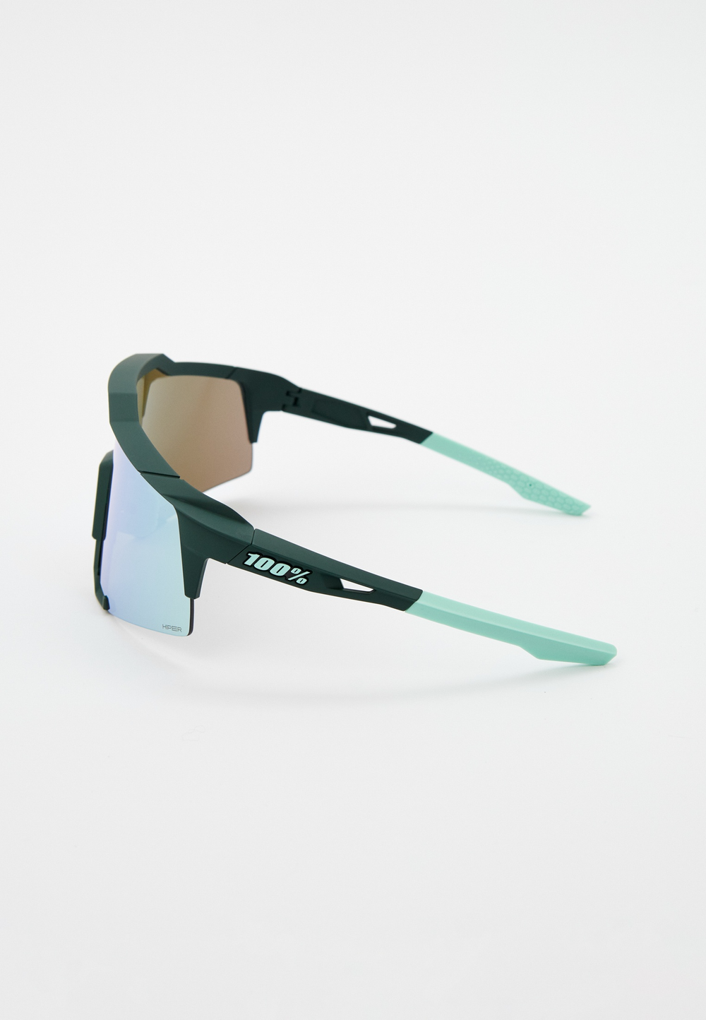 Спортивные очки с диоптриями 100% SPEEDCRAFT Soft Tact Juniper - HiPER Mint Mirror Lens