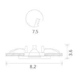 Встраиваемый светильник Arte Lamp A5440PL-1CC