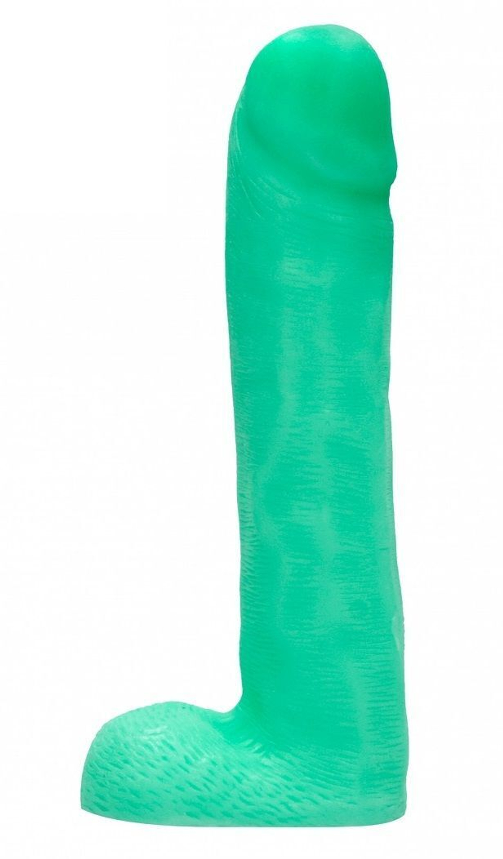 Светящееся в темноте мыло в виде пениса на присоске (Цвет: зеленый)