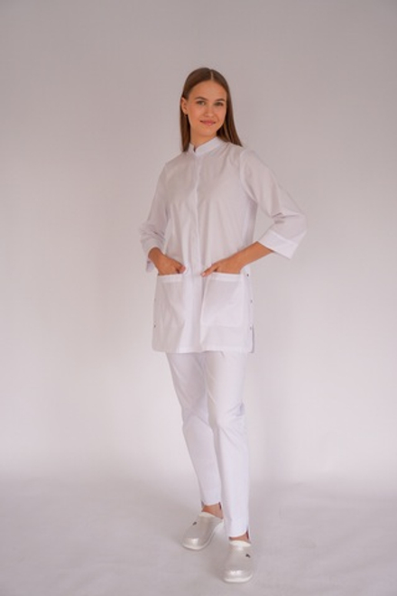 Туника медицинская «Кардио» белая