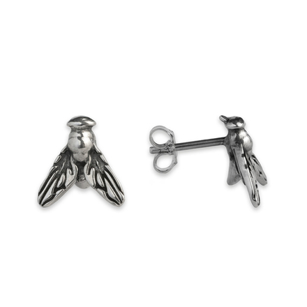 Серьгa-гвоздик "Муха"