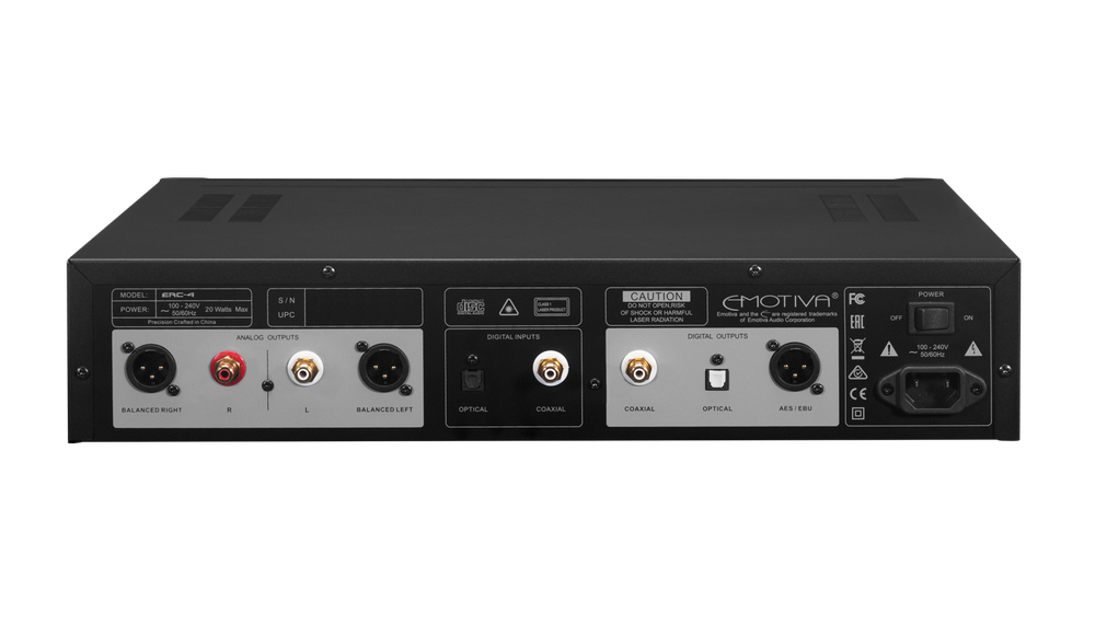 Emotiva ERC-4, Референсный CD-проигрыватель