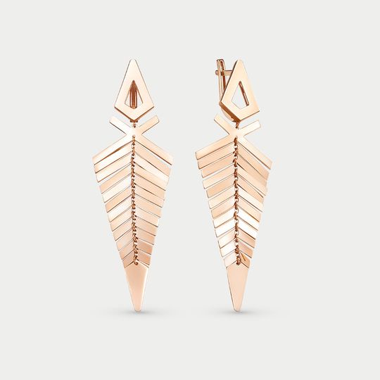 Серьги золотые