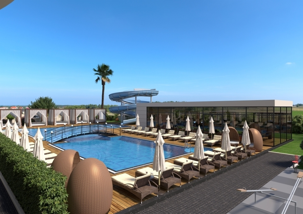 ЖК "NOVITA FORTUNE" Турция, Аланья, район Махмутлар. Современный комплекс в 700 метрах от моря. Просторные планировки, тёплые полы в пентхаусах. Удобен как для жизни, так и для инвестиций