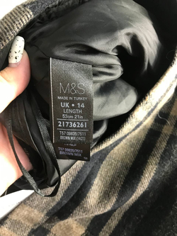 Юбка Marks&Spencer теплая, маркировка 14, визуально на 50 размер