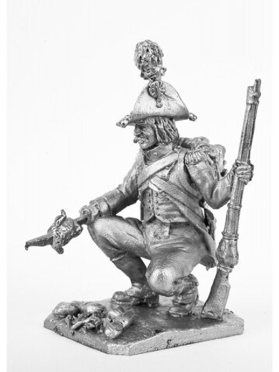 Оловянный солдатик фузелер черного легиона 1799 г.