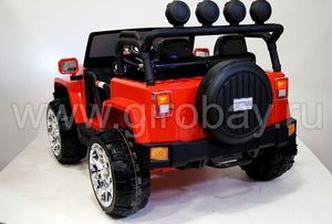 Детский электромобиль River Toys JEEP M777MM красный