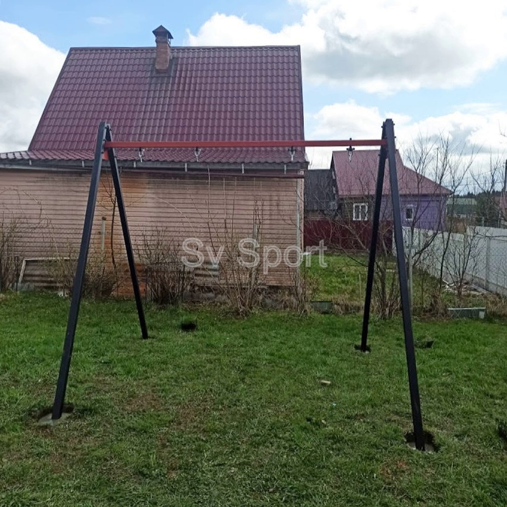 Монтаж уличных качелей Sv Sport