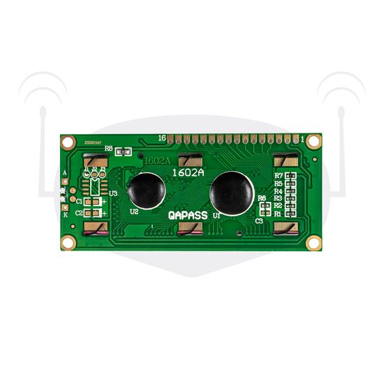 Дисплей 1602 без I2C зеленый