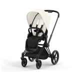Коляска Cybex Priam IV 2 в 1 цвет Off White на шасси Matt Black