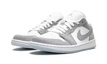 Кроссовки Nike Air Jordan 1 Low "White/Wolf Grey"