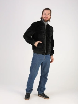 Дубленка зимняя натуральная двухсторонняя шуба бобмер