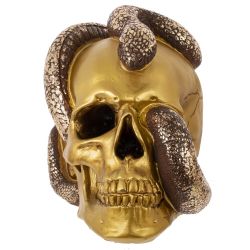 GAEM Копилка "Череп со змеей", L23 W16 H18 см, 2в.