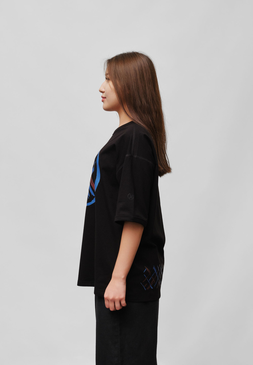 Футболка оверсайз SHANYRAQ BLACK