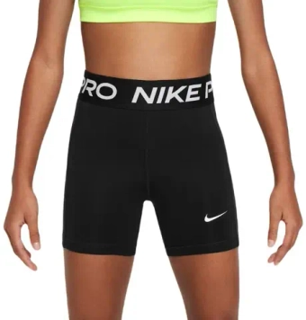 Шорты для девочки теннисные Nike Girls Pro Dri-Fit Shorts - black/white