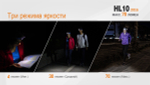 Фонарь Fenix HL10 2016 черный