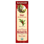 Badger, Масло для массажа глубоких тканей, имбирь с арникой и кайенским перцем, 118 мл (4 жидк. унц.)