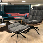 Банкетка DC-1565F(F2) коричневый HE510-24B/ноги металл