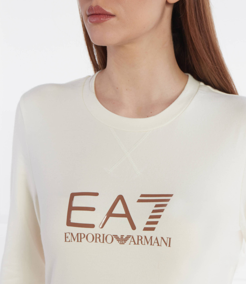 Худи EA7 - кремовый(8NTM35 TJTXZ)