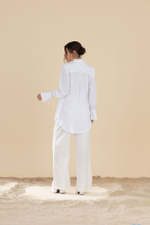 Блуза классическая белая