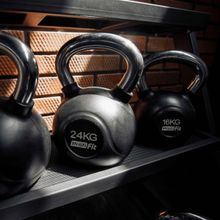 Гиря обрезиненная с хромированной ручкой PROFI-FIT 16 кг