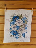 Набор кухонных полотенец, 3 шт , 45х60 см , рогожка