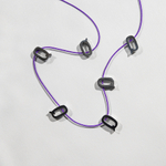 Подвеска в форме буквы "Q", 8мм, сталь