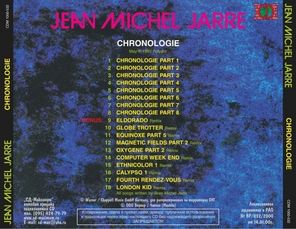Jean Michel Jarre / Chronologie (CD)