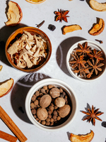 Фруктово-пряная смесь для глинтвейна с мускатным орехом и органической корицей, 60 г