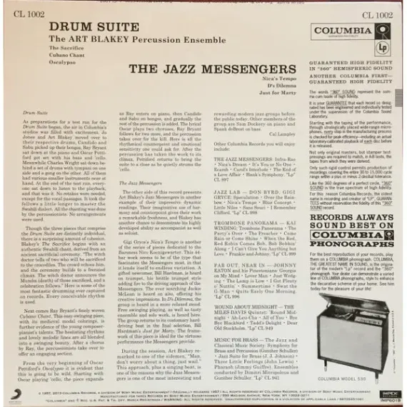 Art Blakey And The Jazz Messengers – Drum Suite (IMPEX) LP