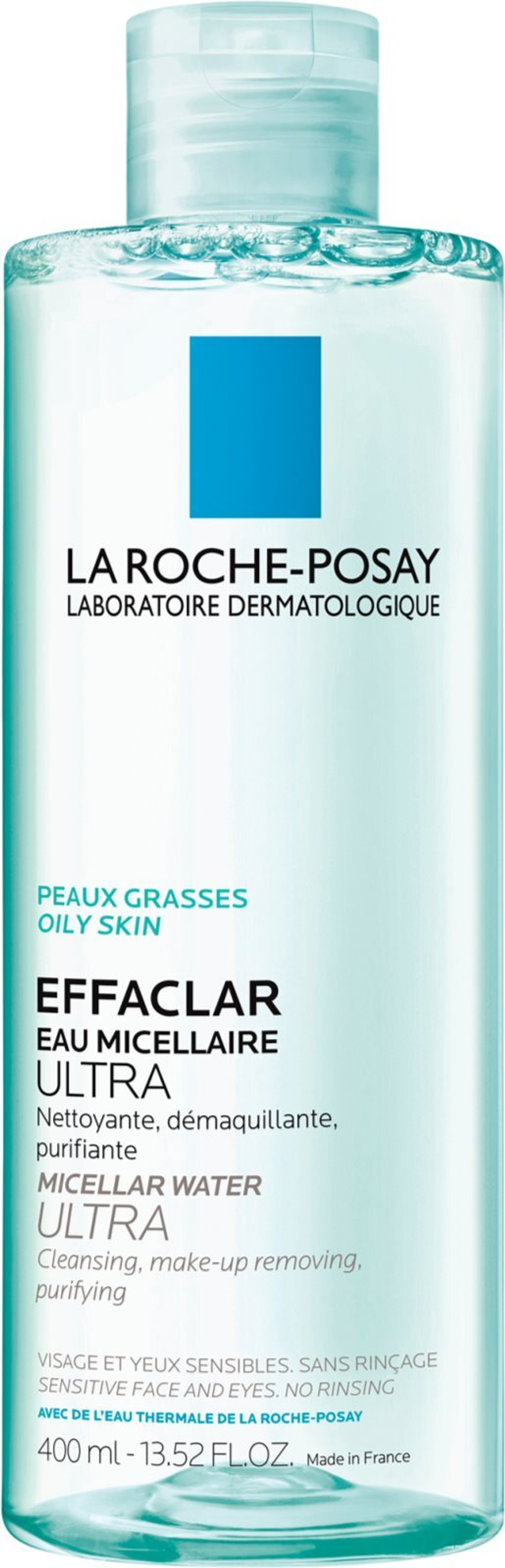 La Roche-Posay Effaclar Ultra - очищающая мицеллярная вода для проблемной кожи /   400  ml  / GTIN 3337872412516