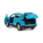 Модель ин. мет. "Toyota RAV4" 12см, двери, багажн.синий, коробка RAV4-BU (Технопарк)