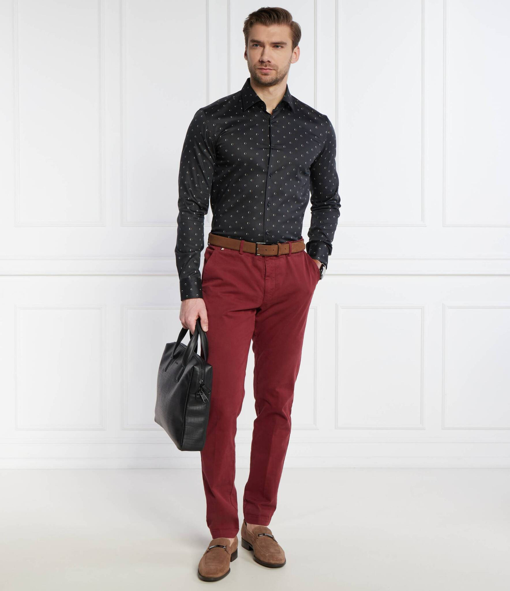 Рубашка H-HANK-kent-C1-214 BOSS BLACK - черный(50512861)