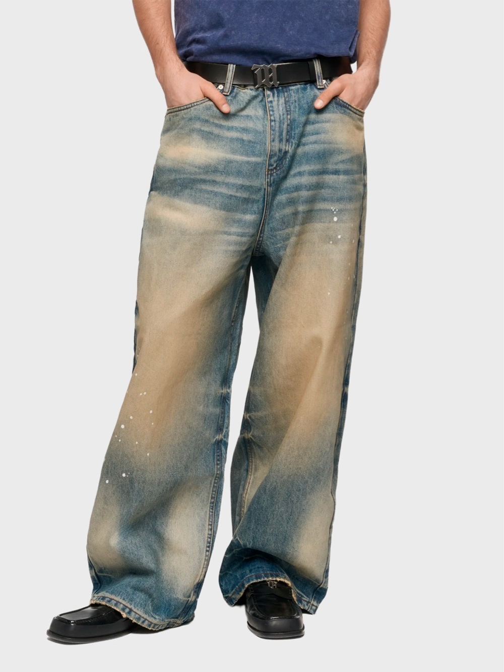 Джинсы MISBHV Baggy Denim Trousers Dirt Denim