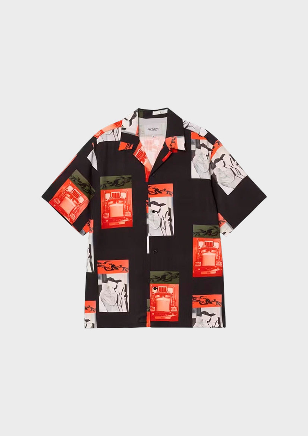 Рубашка CARHARTT WIP S/S Sean Hamilton Shirt с коротким рукавом