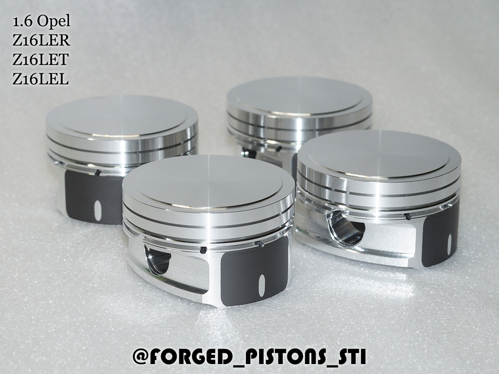 Поршни СТИ Opel 1.6l A16LET, Z16LER под кольца 1,2/1,2/2,0