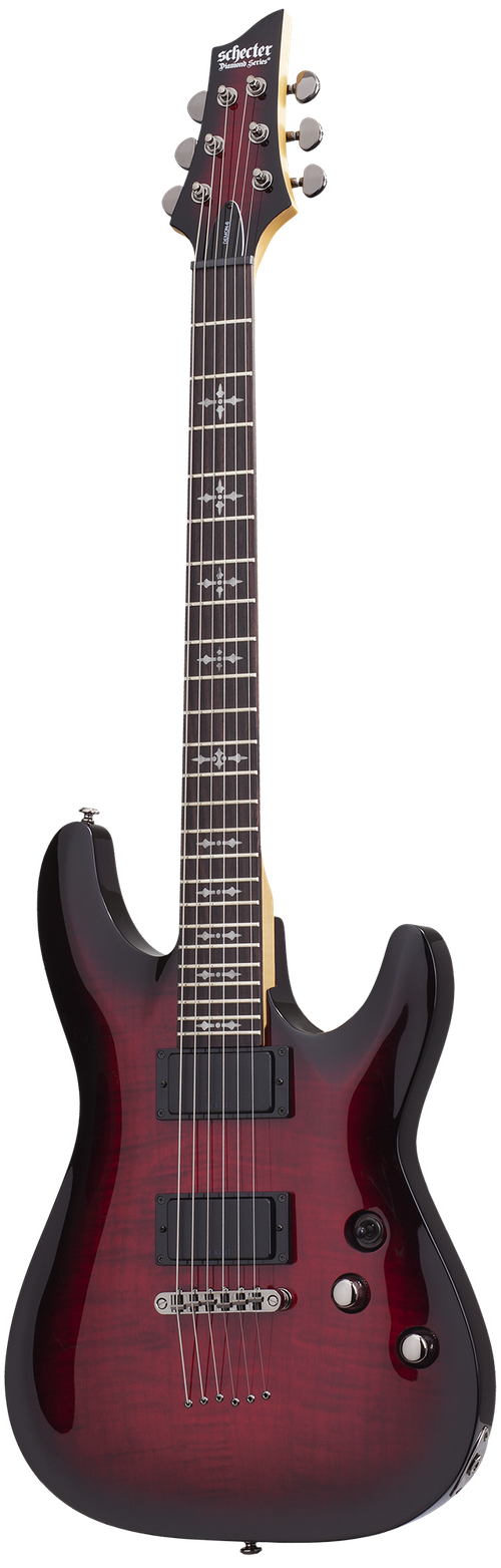 Schecter DEMON-6 CRIMSON RED BURST