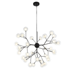 SL376.403.36 Светильник подвесной ST-Luce Черный/Прозрачный, Белый G4 LED 36*2W