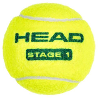 Детские теннисные мячи Head Stage 1 Green 3B