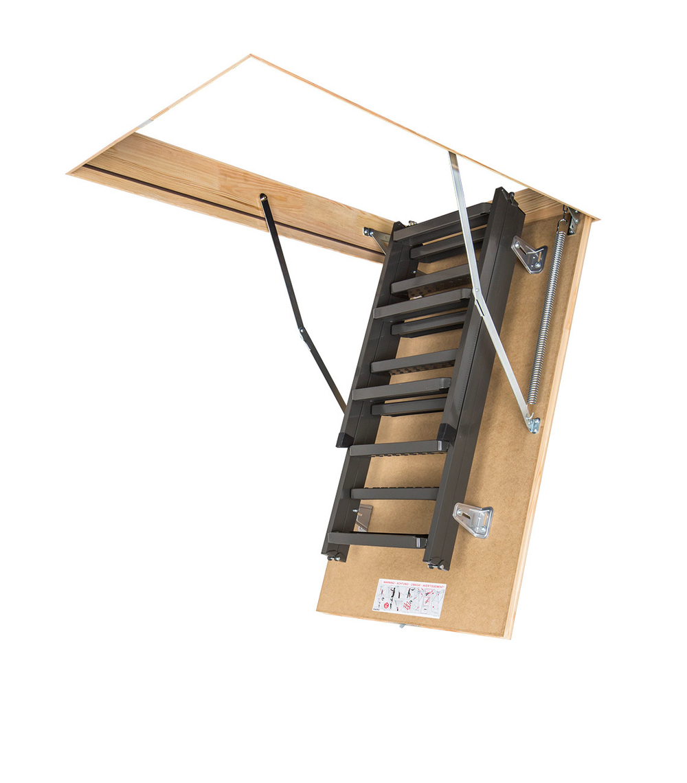 Лестница складная металлическая LMS