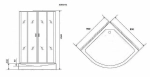 Душевая кабина Niagara Premium NG- 6001-01 90x90
