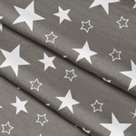 Комплект постельного белья евро-стандарт STARS, 100% хлопок