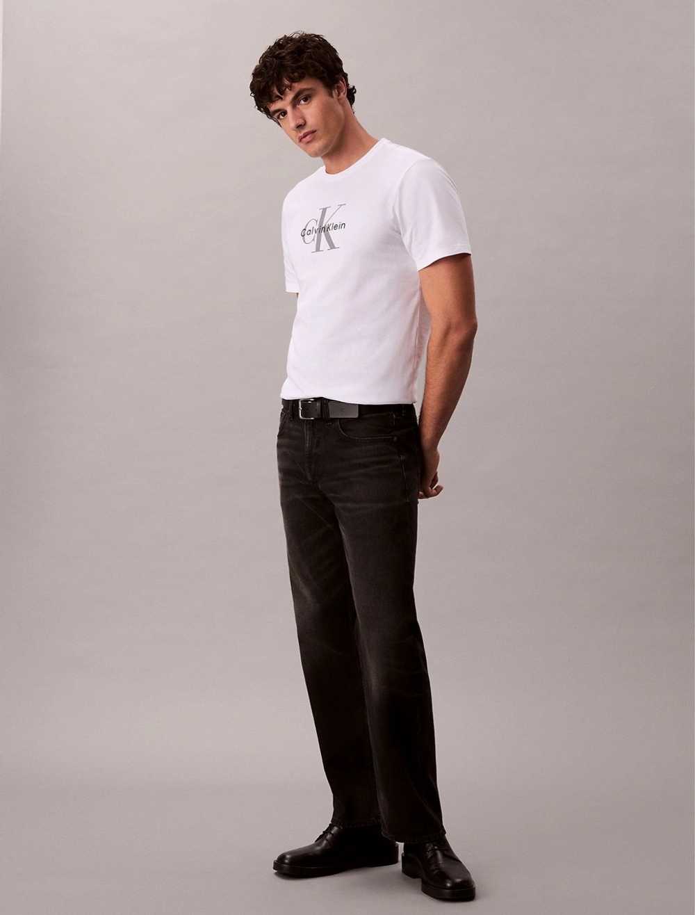 Футболка Calvin Klein Monologo Tee Brilliant White