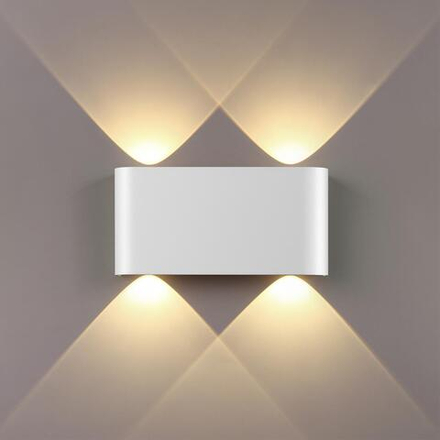 7192/4WL HIGHTECH ODL27 Настенный светильник белый/металл IP20 LED 4W 3000K 220V MAGNUM