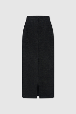 Прямая юбка из твида