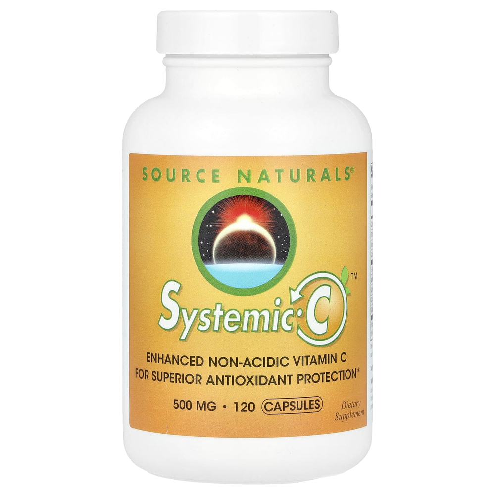 Source Naturals, Systemic C™, 120 капсул (500 мг в 1 капсуле)
