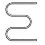 Полотенцесушитель MIXLINE SIMPLE M 60х50 1'' ПОЛКА