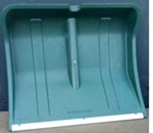 Лопата снеговая пласт.   БУРАН   ЦВЕТ.   500*335   с оц.пл, б/ч (d=32)