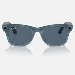 Ray-Ban Meta Wayfarer ( Цвет оправы - матовый синий, цвет линз - синий)